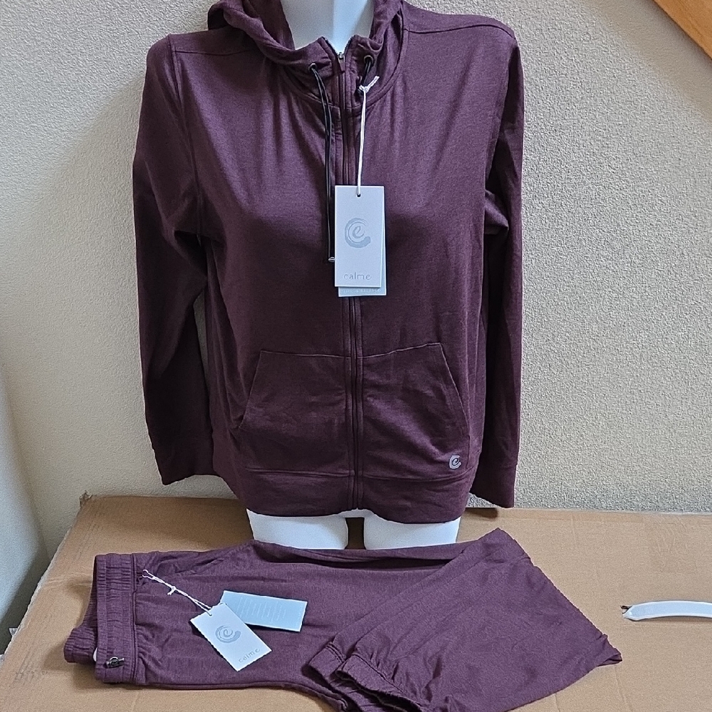 Nwt- Calme Brown Tracksuit Set-L